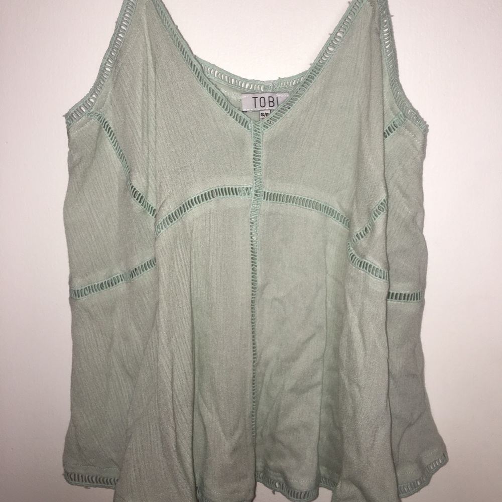 Light green/Turquoise tank top from Tobi